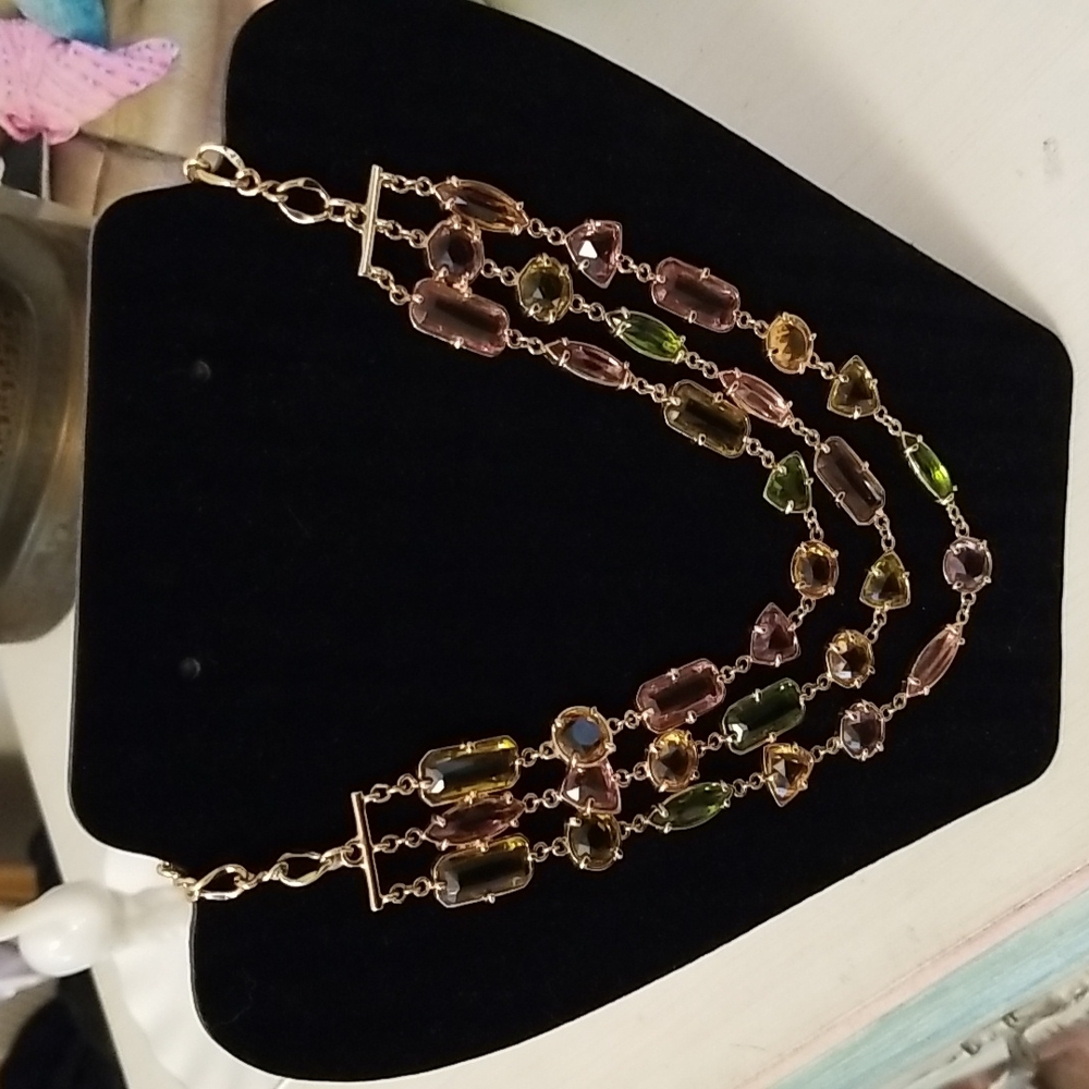 Kate Spade jeweled adjustable necklace